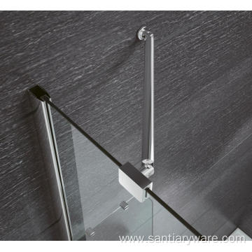 new interesting hinge style shower door